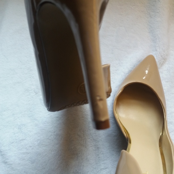 MERONA D'Orsay Womens Tan Heels Size 9.5 - Picture 8 of 8